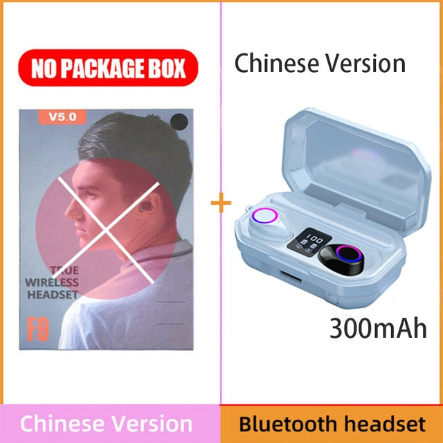3500mAh Wireless Headphones Touch Control Bluetooth 5.0 Earphones Earbuds TWS Sport Headset Noise Cancel LED Display Waterproof